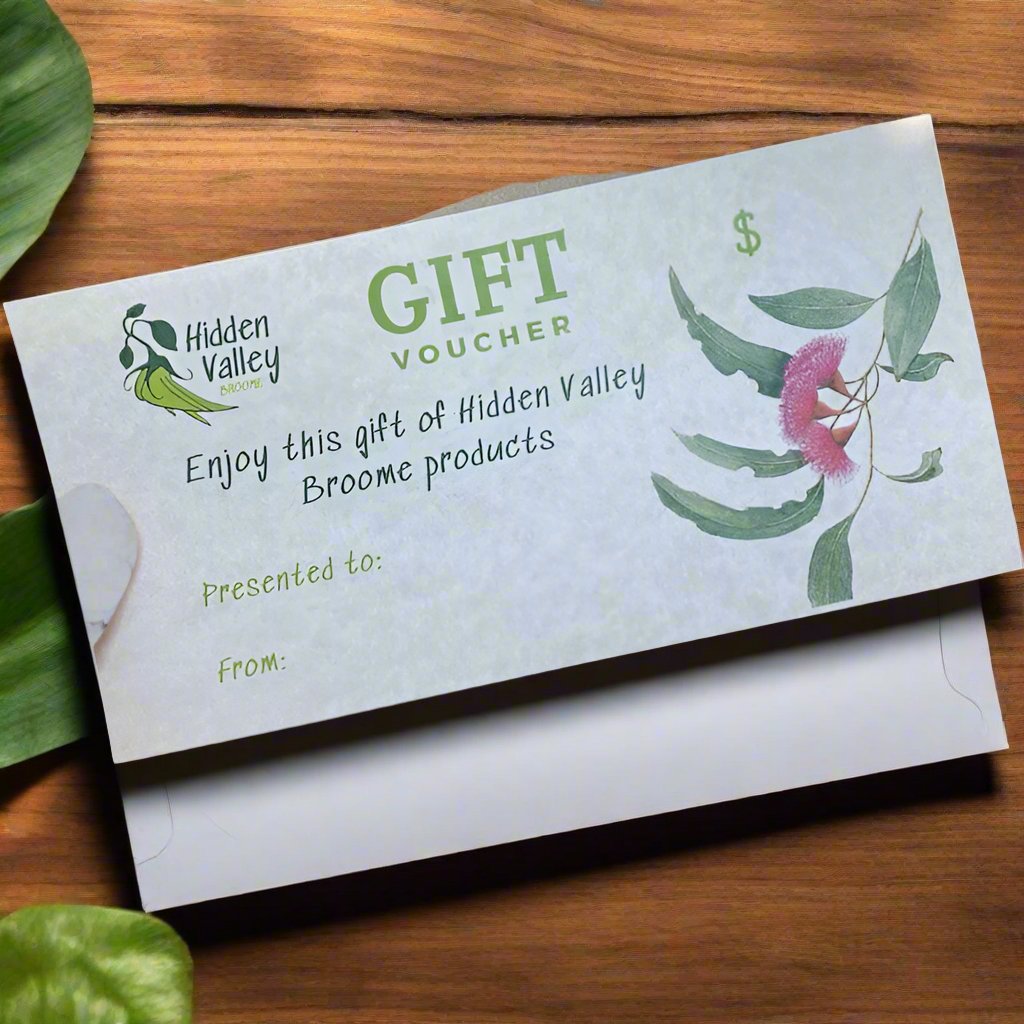 gift voucher on wooden table